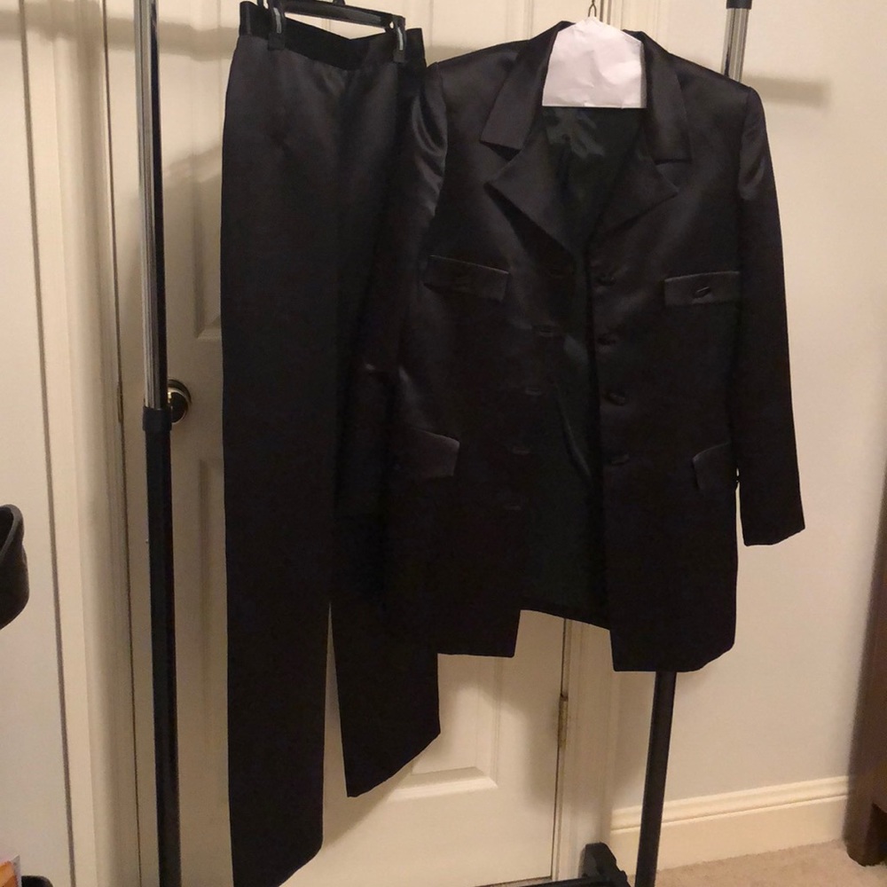 Satin suit